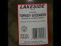Pickled turkey gizzards