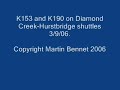 K153 &amp; K190 on Hurstbridge - Diamond Creek shuttles.