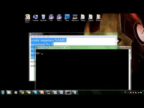 how to create sequence in oracle