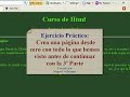 tutorial básico de html  creación de páginas web    tema ii