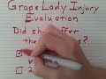 Grape Lady Injury Evaluation Grape Lady Injury Evaluation