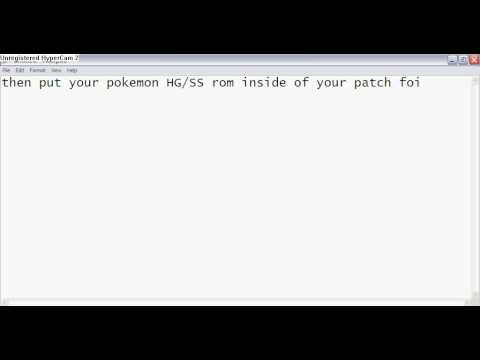 how to patch heart gold rom