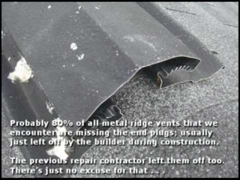 how to repair a roof leak around a vent