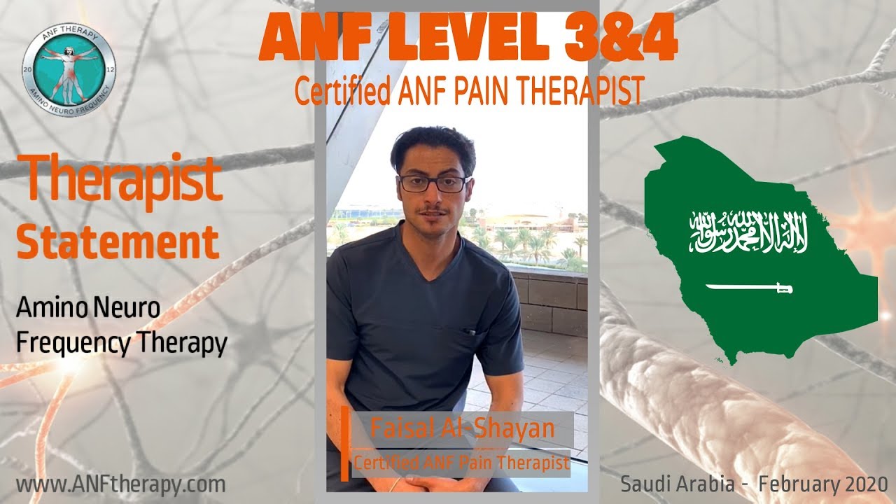 Interview with Faisal Algheshayan - ANF Pain Therapist from Saudi Arabia