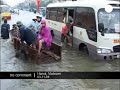 Floods in Hanoi, Vietnam.