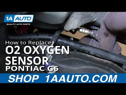 How To Install Replace Downstream Oxygen O2 Sensor Pontiac G6 Saturn Aura 2.4L