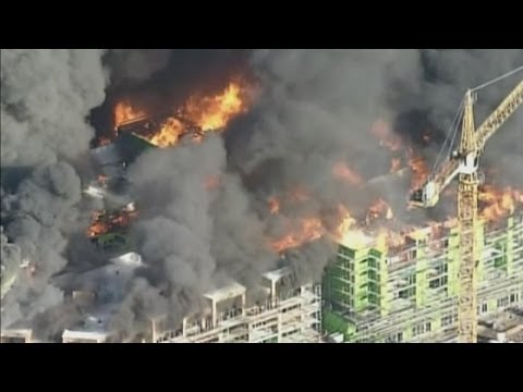 Massive fire engulfs nine-storey building in San Francisco
