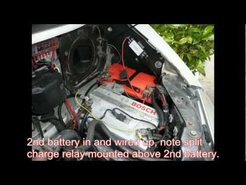 how to fit a leisure battery vw t5
