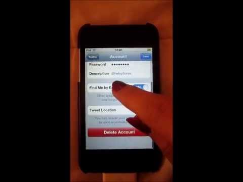 how to logout of twitter on iphone 4