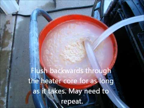 how to bleed heater core