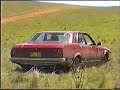 bonnet surfing behind a leyland P76 bonnet surfing behind a leyland P76
