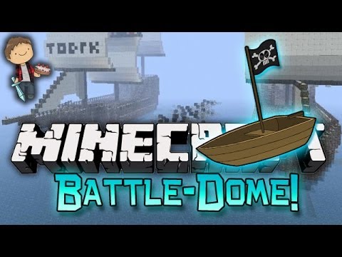 Minecraft: BATTLE-DOME w/Mitch & Friends Part 1 - BOAT WARS!