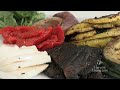 visit http://www.harvesteating.com to get the written recipe for this video. chef keith snow creates a vegetarian sandwich with roasted zucchini, squash, red peppers and fresh mozzerella.