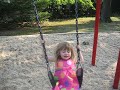 Olivia Having Fun on the Big Swing