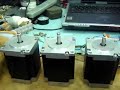 Test three stepper motors NEMA23 for my future cnc machine