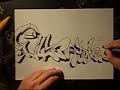 graffiti on paper