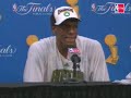 Rajon Rondo NBA Finals Game 6 Post Game Presser - CHAMPIONS!