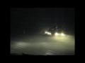 The day when the snowstorm was the most awful, I couldn't see anything.最もひどかった時には、すぐ目の前の車が全く見えなくなる程でした。こんな道を片道120km、慣れれば楽しいものですが。