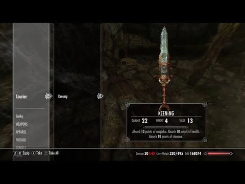 how to name weapons in skyrim