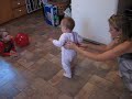 payton walking and bailing