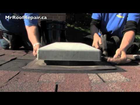 how to repair a roof leak around a vent