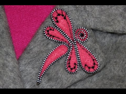 Поделки из молнии и фетра 48