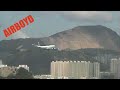 Cathay Pacific Airbus A340 over Mong Kok landing Hong Kong Kai Tak Airport 香港 启德机场 2