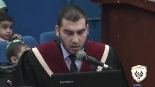 مناقشة رسالة ماجستير الباحث إسماعيل دلول