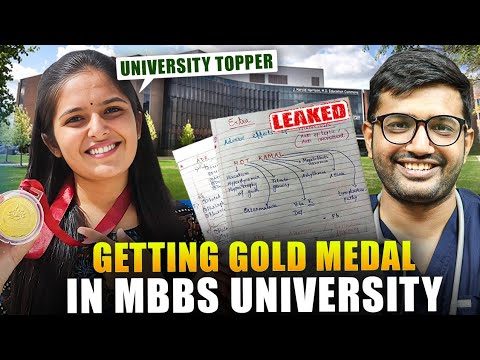 Scientific Hacks to Get Gold Medal in MBBS University Exam (With Just 20% Work!) 🤯🌟