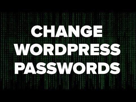 how to reset wordpress password