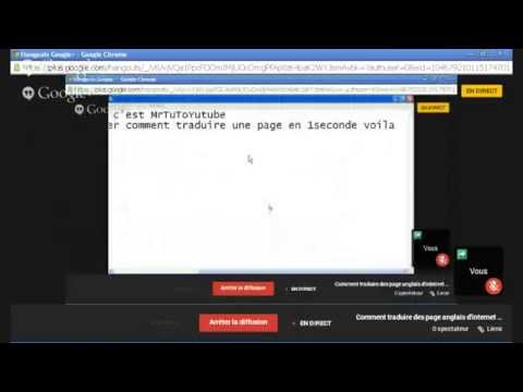 Comment traduire des page anglais d'internet des autre site de toute langues