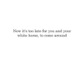 White Horse Sing-A-Long.