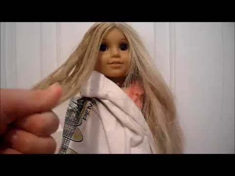 how to repair frizzy doll hair