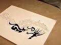 Dragon Tribal drawing (part 2) Dragon Tribal drawing (part 2)