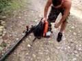 leaf blower wakeup