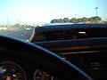 Driving to the car show
