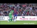 Skr�t meczu FC Barcelona 3-0 Racing Santander