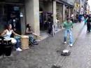 Dancing Stevo has found the bongo men