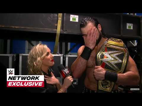 Drew Mclntyre celebrates his second WWE championship victory: Nov. 16, 2020