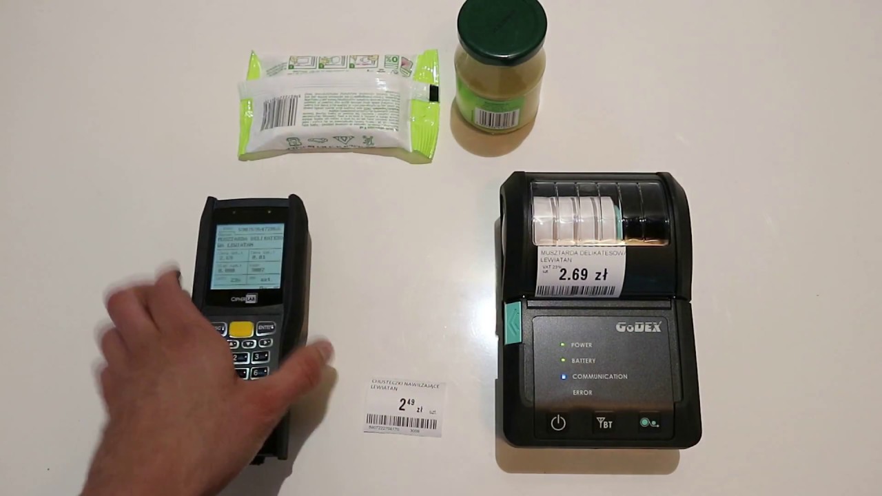 Mobilny wydruk etykiet