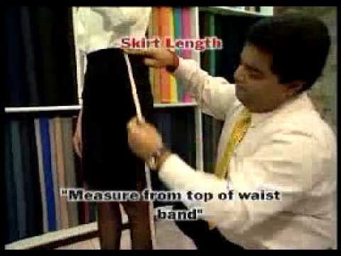 how to measure skirt length