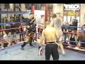 muay thai student testing