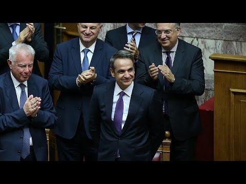 Griechenland: Neuer Premier Mitsotakis erhlt Vertrau ...