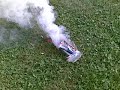 LIPO 2s 5400mah Hardcase explosion in Traxxas Rustler VXL und geht in Rauch auf