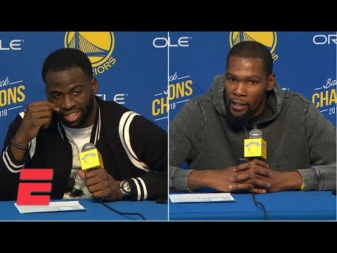 Video: Draymond Green, Klay Thompson, Kevin Durant show frustration after Warriors OT loss | NBA on ESPN
