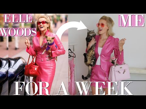 I DRESSED LIKE ELLE WOODS FROM LEGALLY BLONDE FOR A WEEK
