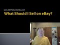 Deciding What To Sell on eBay