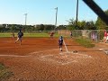 Chandler's first AB of the day at the Leander Cedar Park softball tournament