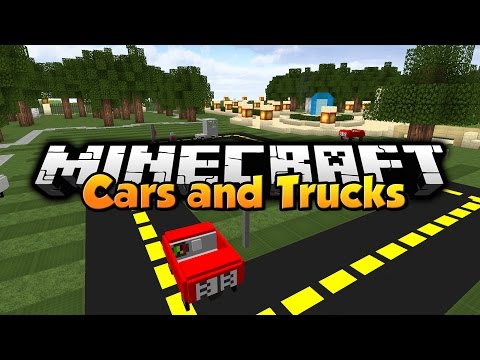 Minecraft Mod Showcase : Cars and Trucks 1.7.10