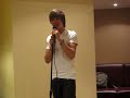 Liam Payne singing wonderwall at his thankyou gig 26.06.10